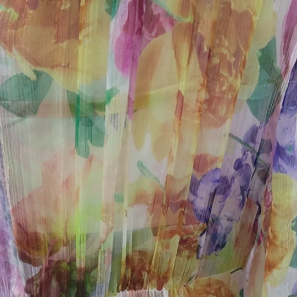 Johnny Was Silk Floral Dress - Picture 4 of 9